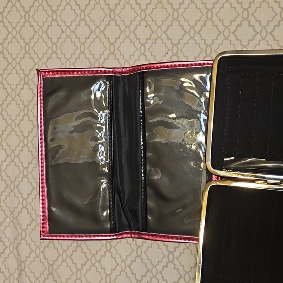 NWOT Pink and Silver Colored Buckel Wallet - Picture 3 of 7